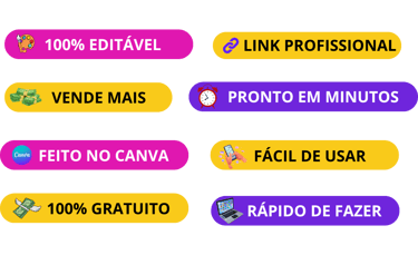 Modelos variados de cardápio